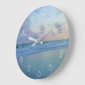 Grande Horloge Ronde La côte de Marée Bleue d'Eric (Angle)