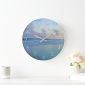 Grande Horloge Ronde La côte de Marée Bleue d'Eric (Maison)