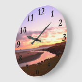 Grande Horloge Ronde La côte en été (Angle)