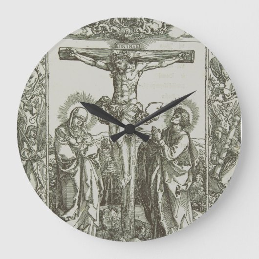 Grande Horloge Ronde La crucifixion de Jésus-Christ (Recto)