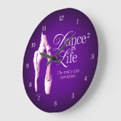 Grande Horloge Ronde La danse, c'est la vie (Angle)