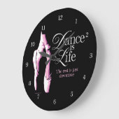 Grande Horloge Ronde La danse est la vie (Angle)