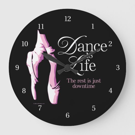 Grande Horloge Ronde La danse est la vie (Recto)