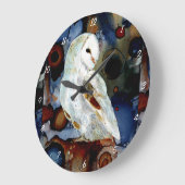 Grande Horloge Ronde La Femme de nuit (Angle)