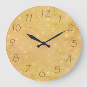 Grande Horloge Ronde La feuille d'or à la mode tient le premier rôle