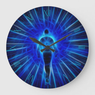 Grande Horloge Ronde La figure émerge de la lumière