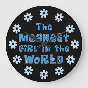Grande Horloge Ronde La fille la plus moyenne au monde