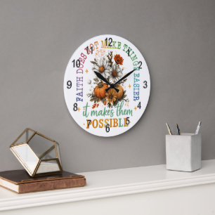 Grande Horloge Ronde La Foi Ne...