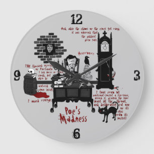 Grande Horloge Ronde La "folie du Poe" (horloge de version 2)