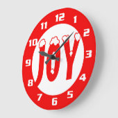 Grande Horloge Ronde La Joie de Noël (Angle)