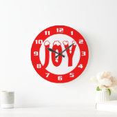 Grande Horloge Ronde La Joie de Noël (Maison)