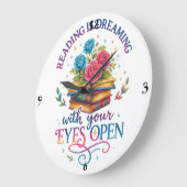 Grande Horloge Ronde La Lecture Rêve... (Angle)