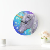 Grande Horloge Ronde La licorne magique (Maison)