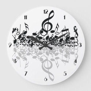 Grande Horloge Ronde La musique de rien mais de triple note l'horloge