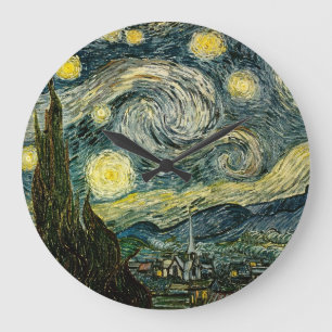 Grande Horloge Ronde La Nuit étoilée de Vincent van Gogh (1889)