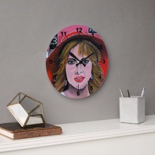 Grande Horloge Ronde La peinture de mannequin par Alfred Fox