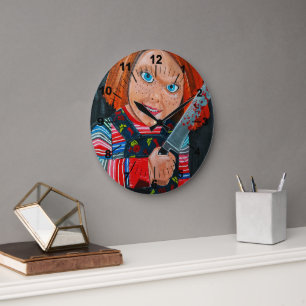 Grande Horloge Ronde La peinture de poupée par Alfred Fox