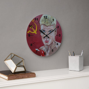 Grande Horloge Ronde La peinture russe d'Alfred Fox