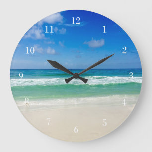 Grande Horloge Ronde La photographie de la plage me mène à la mer Tro