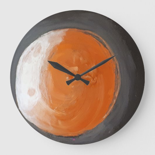 Grande Horloge Ronde La planète orange (Recto)
