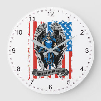 Grande Horloge Ronde La police de St Michael nous défend dans la