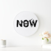 Grande Horloge Ronde La seule fois est maintenant (Maison)