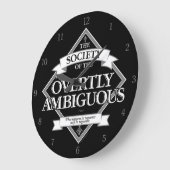 Grande Horloge Ronde La Société de l'Ambiguïté (Angle)