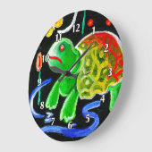 Grande Horloge Ronde La tortue géniale (Angle)