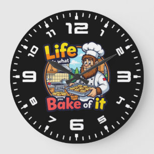 Grande Horloge Ronde La vie est ce que vous en faites