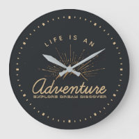 La vie est une montagne d'aventure avec des