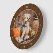Grande Horloge Ronde Labrador Retriever (Angle)