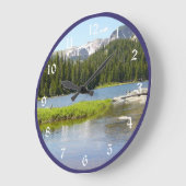 Grande Horloge Ronde Lac de la montagne du Colorado (Angle)