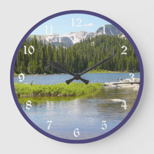 Grande Horloge Ronde Lac de la montagne du Colorado