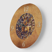 Grande Horloge Ronde Lac Medieval des Knights (Angle)