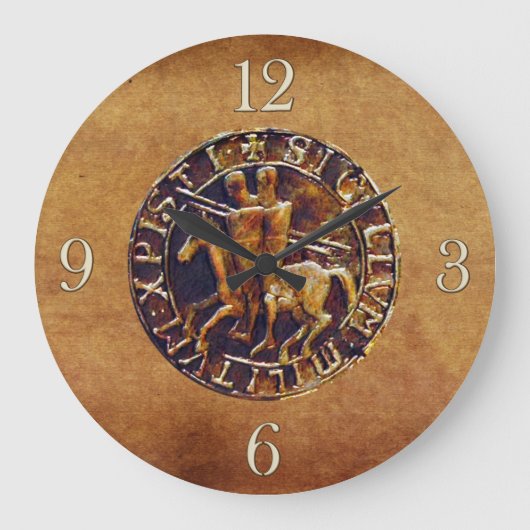Grande Horloge Ronde Lac Medieval des Knights (Recto)
