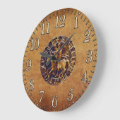 Grande Horloge Ronde Lac Medieval des Knights (Angle)