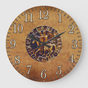 Grande Horloge Ronde Lac Medieval des Knights