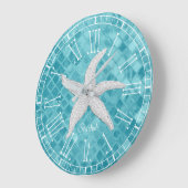 Grande Horloge Ronde Lac White Starfish (Angle)