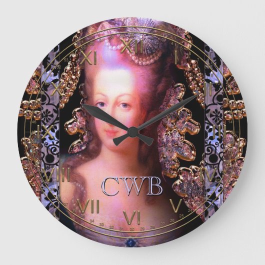 Grande Horloge Ronde Ladee Plume French Baroque (Recto)