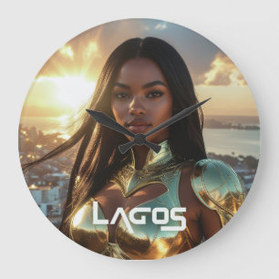GRANDE HORLOGE RONDE LAGOS - NIGERIA - SUPERHÉROS