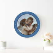 Grande Horloge Ronde L'Amour et Psyche de Bouguereau, enfants (Cupid) (Maison)