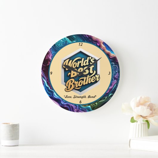 Grande Horloge Ronde "L'amour sans limites" (Maison)