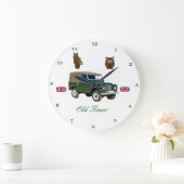 Grande Horloge Ronde Land Rover Wall Clock (Maison)