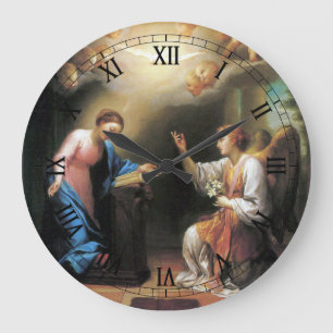 Grande Horloge Ronde L'Annonciation par Anton Raphael Mengs