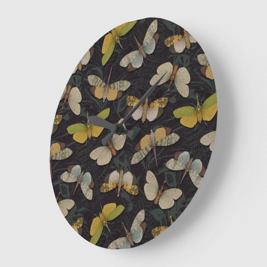 Grande Horloge Ronde Lanternflies - Pyrops Candelaria & Planthoppers (Angle)