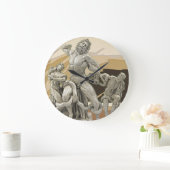 Grande Horloge Ronde Laocoon et ses fils Sculpture ancienne (Maison)