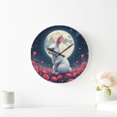Grande Horloge Ronde lapin (Maison)