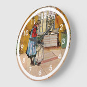 Grande Horloge Ronde Larsson (Angle)