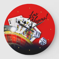 Las Vegas Roulette Wheel, Cards and Dice