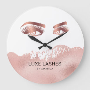 Grande Horloge Ronde Lashes Maquillage artiste Beauté Eyes Rose Gold